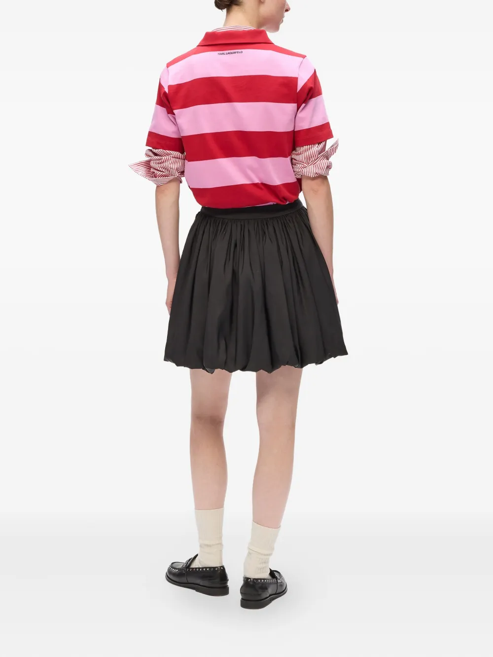 Karl Lagerfeld Mini-plooirok Zwart