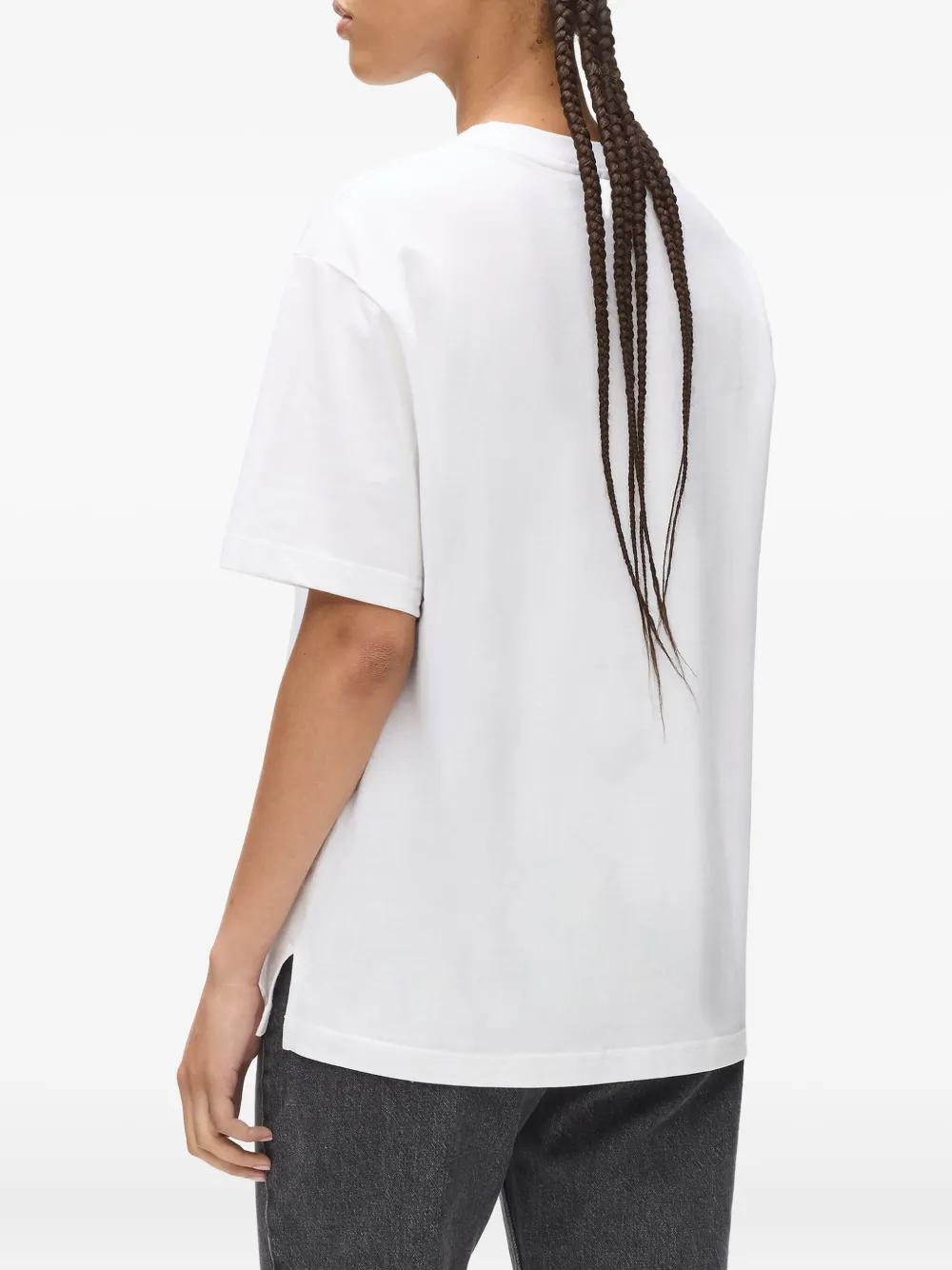 Karl Lagerfeld Jeans T-shirt met tekst Wit