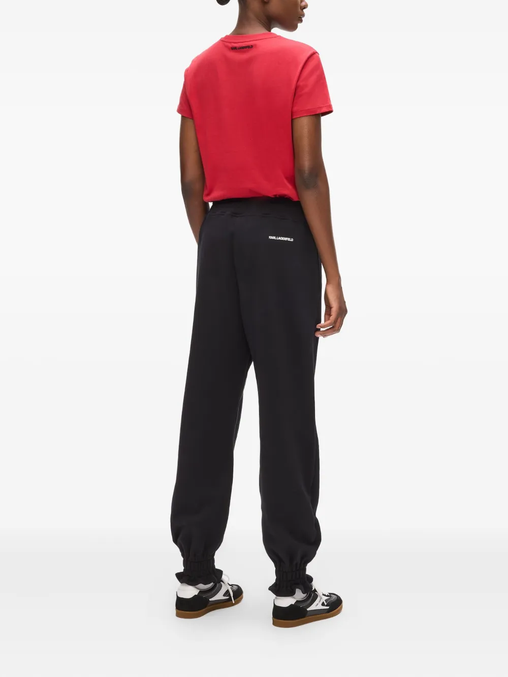 Karl Lagerfeld Joggingbroek met Ikon-patch Zwart