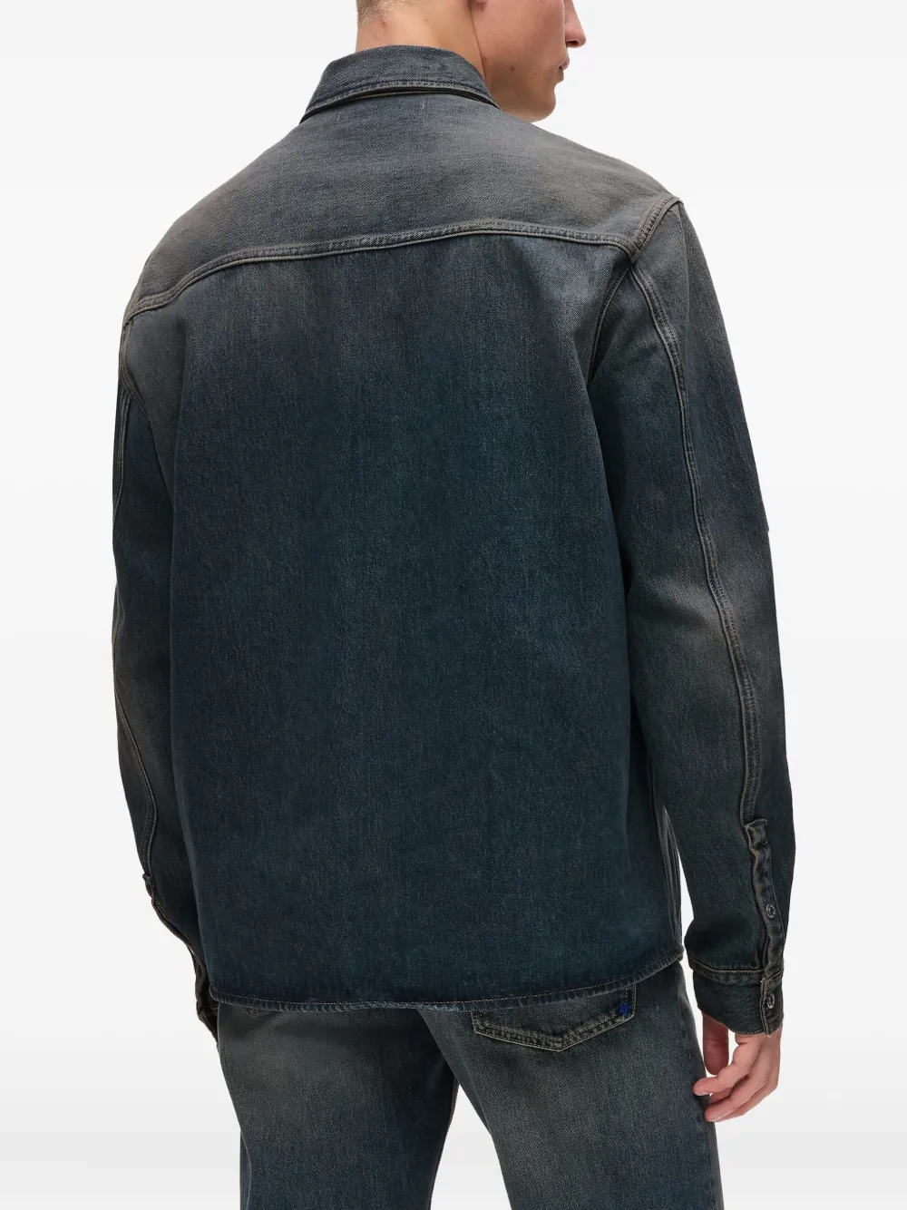 Karl Lagerfeld Jeans Denim overhemd Blauw