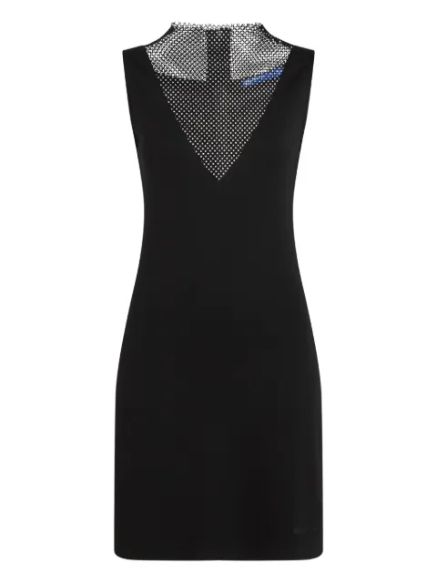 Karl Lagerfeld Jeans chainmail-embellished sleeveless dress