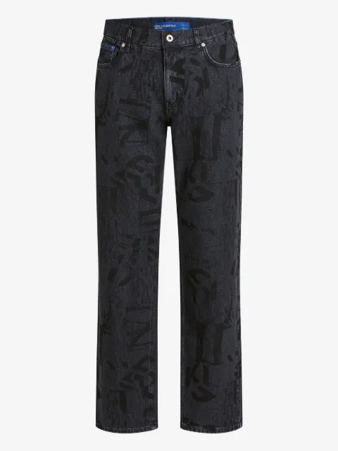Karl Lagerfeld Jeans all-over-print jeans