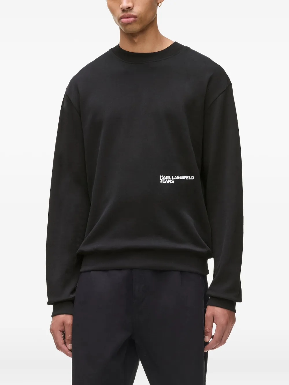 Karl Lagerfeld Jeans Sweater met print Zwart