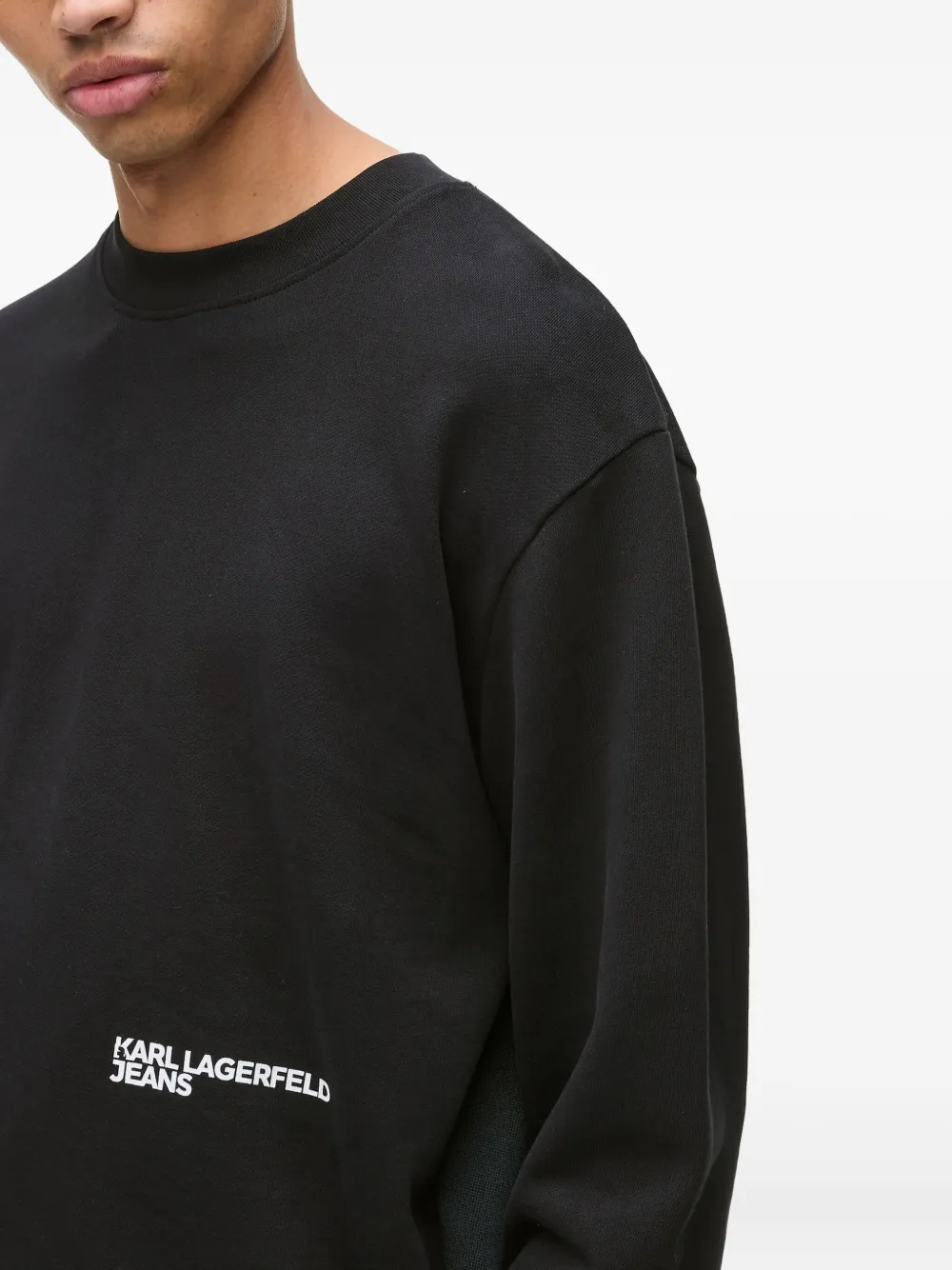 Karl Lagerfeld Jeans Sweater met print Zwart