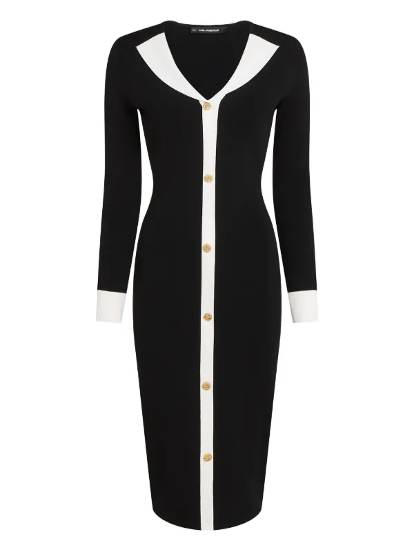 karl lagerfeld knit dress Karl Lagerfeld CLASSIC Knit Dress Long Dress