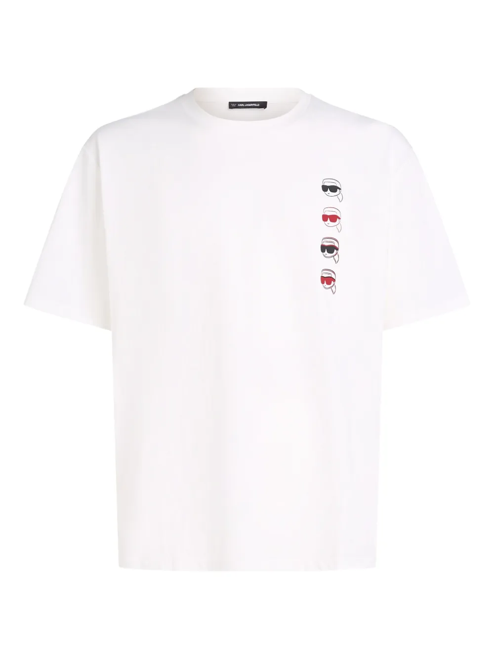 Karl Lagerfeld T-shirt met grafische print Wit
