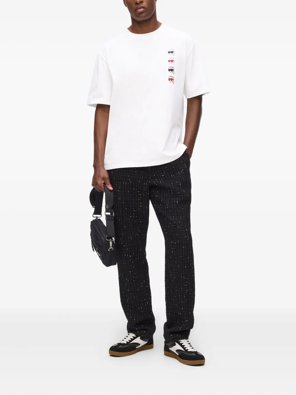 Karl Lagerfeld T-shirt met grafische print Wit