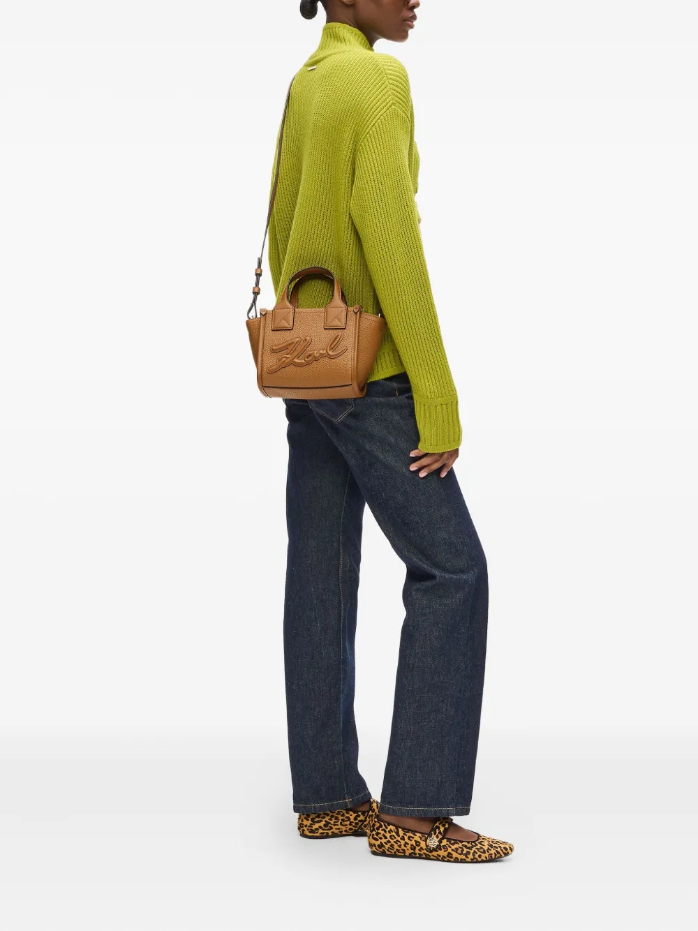 Karl Lagerfeld Kleine K/Skuare shopper - Bruin