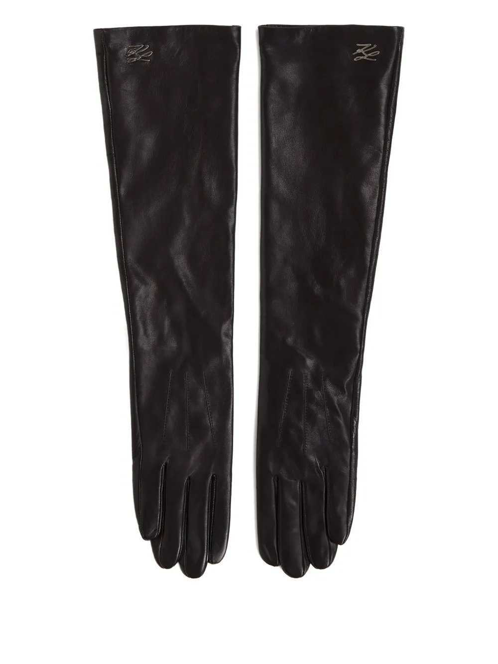 Karl Lagerfeld Handschoenen met print Zwart