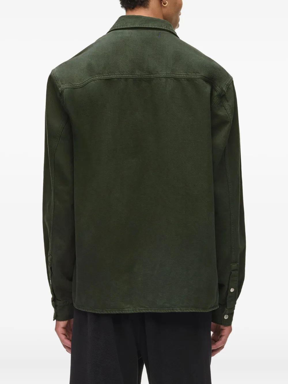 Karl Lagerfeld Jeans Overhemd met klepzak Groen