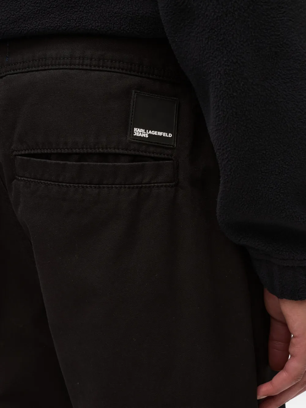 Karl Lagerfeld Jeans Katoenen broek Zwart