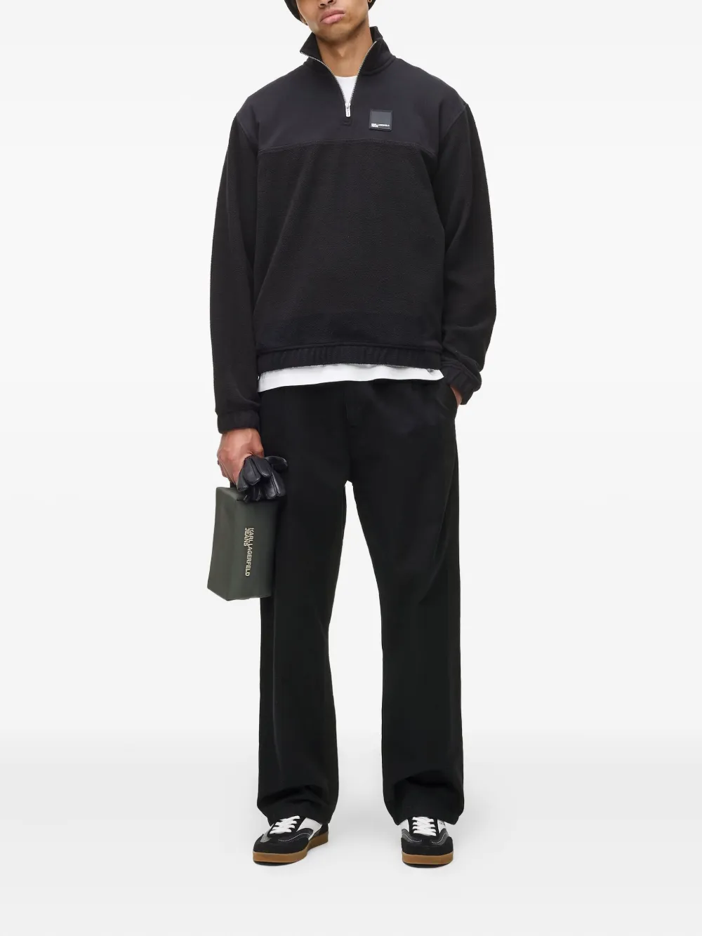 Karl Lagerfeld Jeans Katoenen broek - Zwart