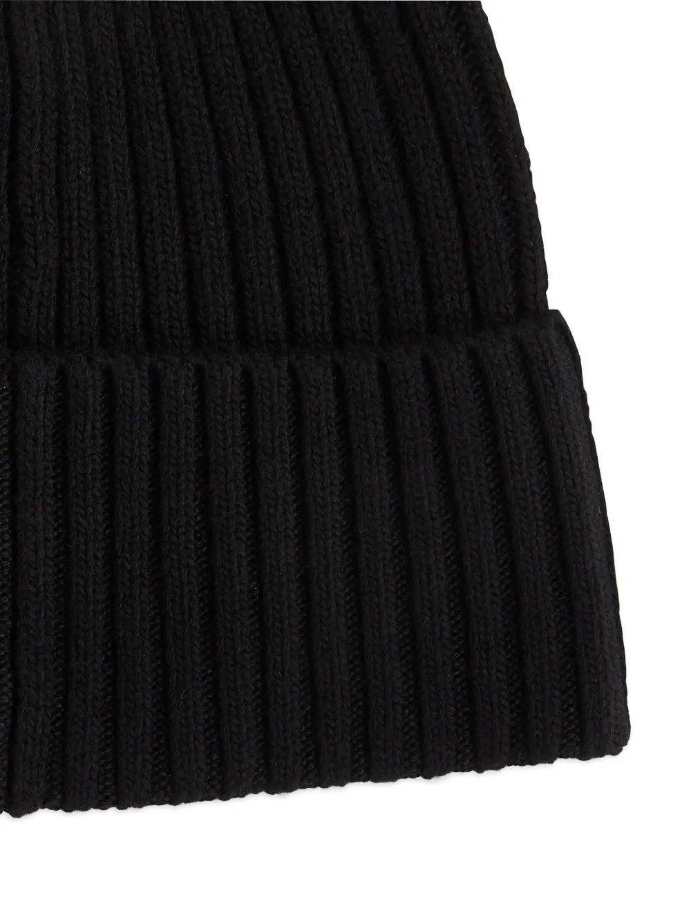 Karl Lagerfeld Jeans Geribbelde muts Zwart