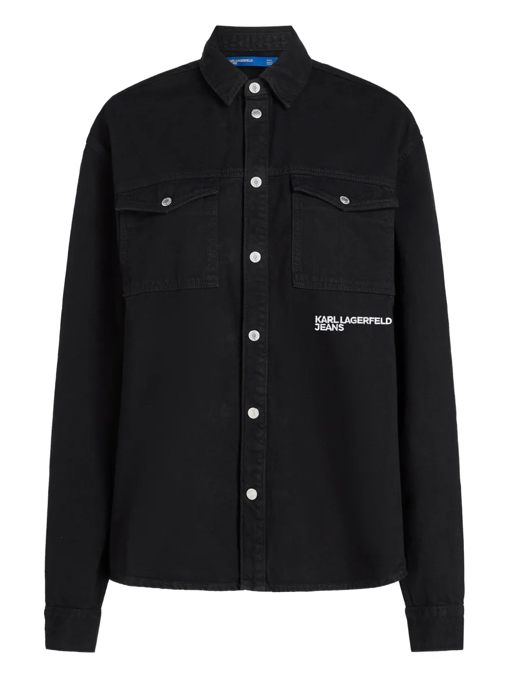Karl Lagerfeld Jeans cotton shirt jacket | Black | Image 1