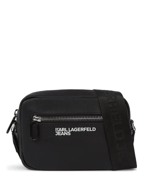Karl Lagerfeld Jeans Bolsa transversal Essential com zíper