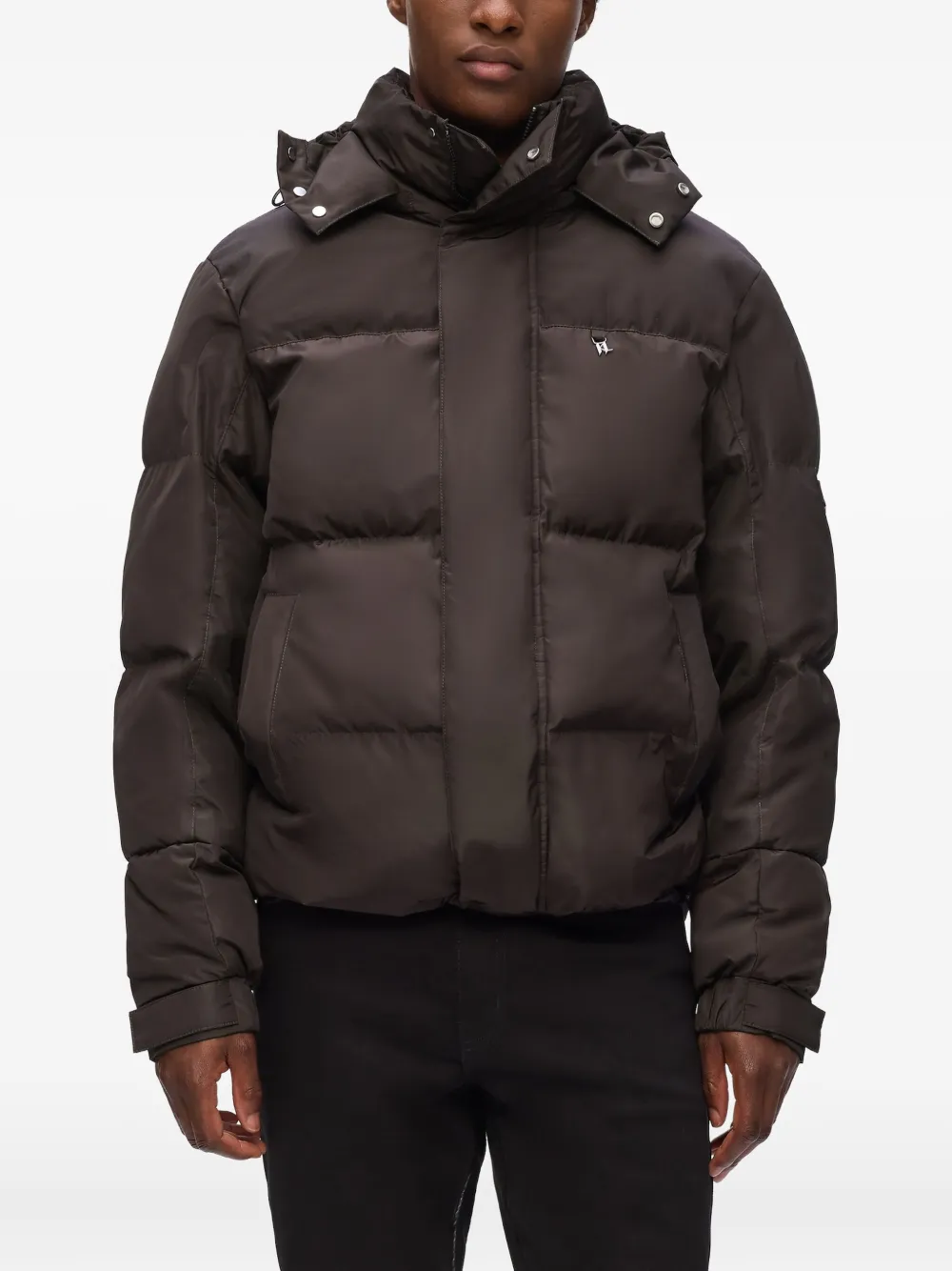 Karl Lagerfeld Donsjack met capuchon Bruin