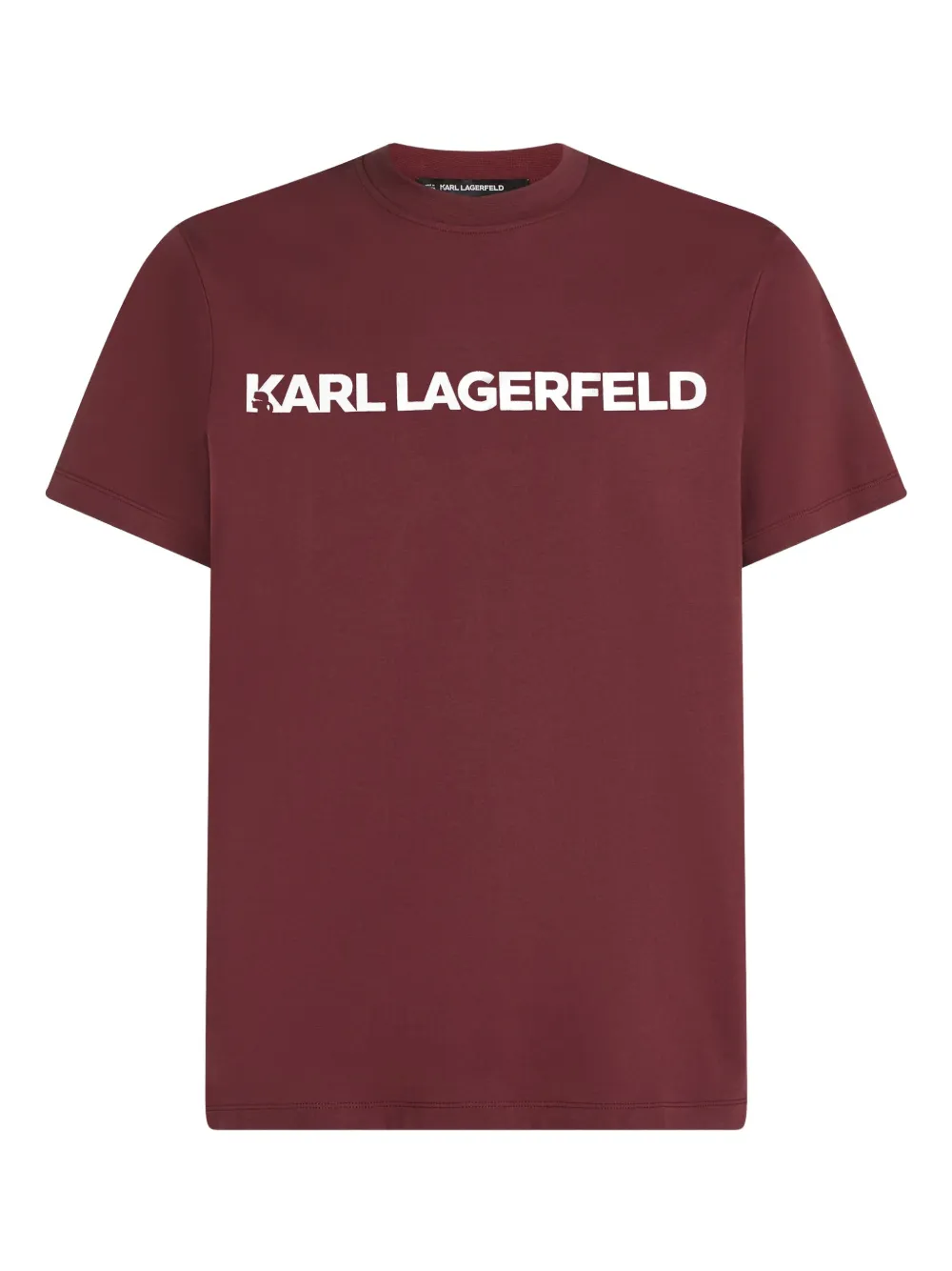 Karl Lagerfeld logo-print T-shirt | Red | Image 1