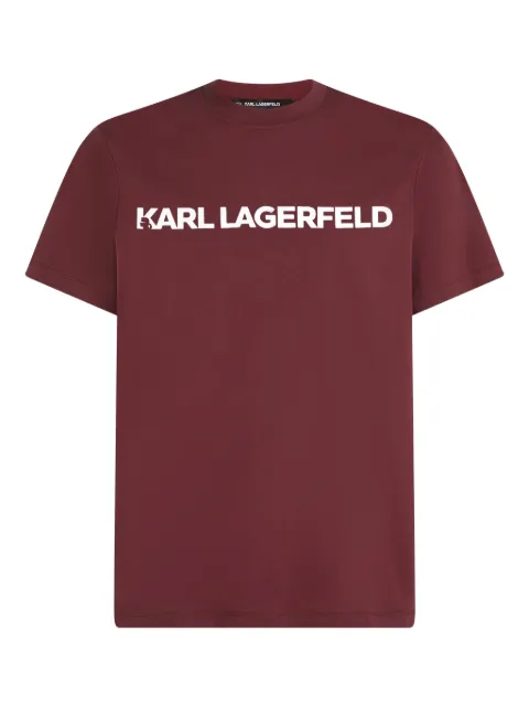 Karl Lagerfeld playera con logo estampado