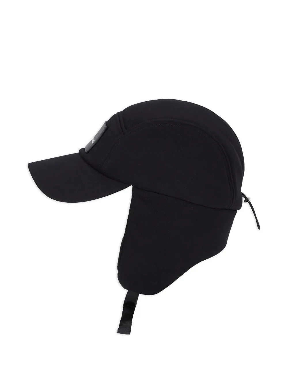 Karl Lagerfeld Jeans Hoed met logopatch en oorkleppen Zwart