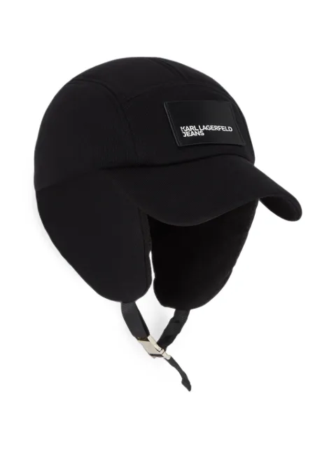 Karl Lagerfeld Jeans gorro con parche del logo