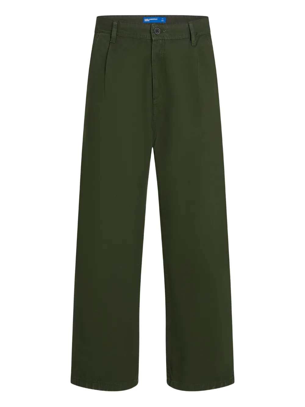 Karl Lagerfeld Jeans pleated pocketed trousers | Green | Image 1