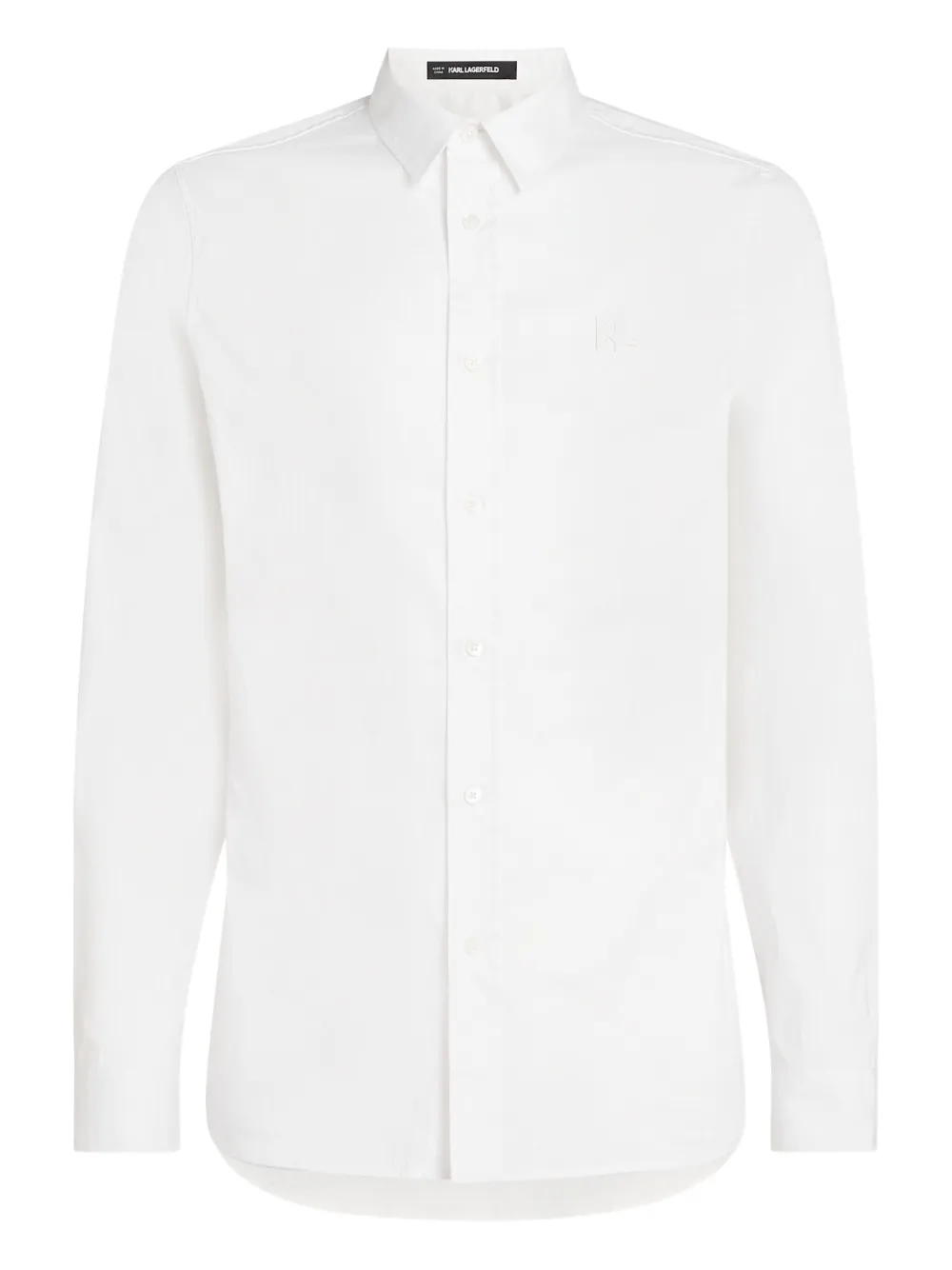 Karl Lagerfeld logo-label shirt | White | Image 1