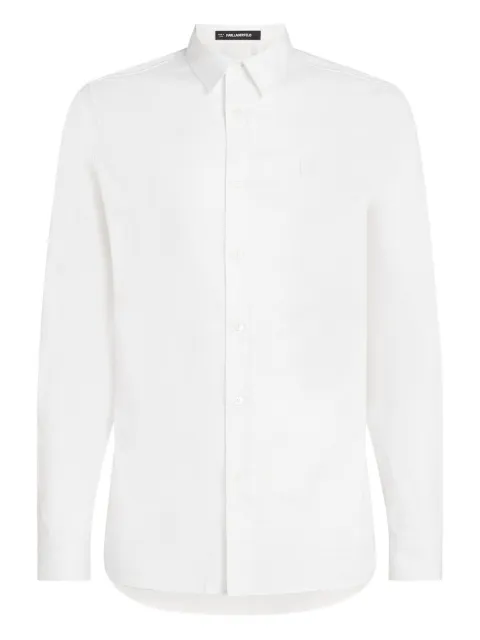 Karl Lagerfeld camisa con etiqueta del logo