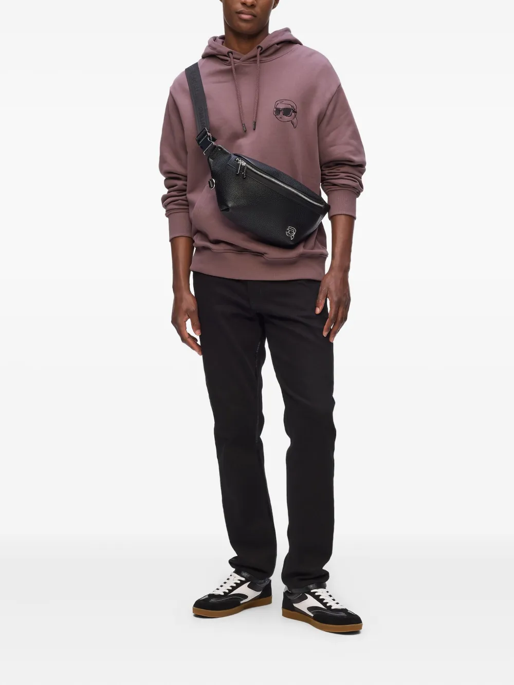 Karl Lagerfeld Ikon embroidered-logo hoodie | Hoodies | Image 2