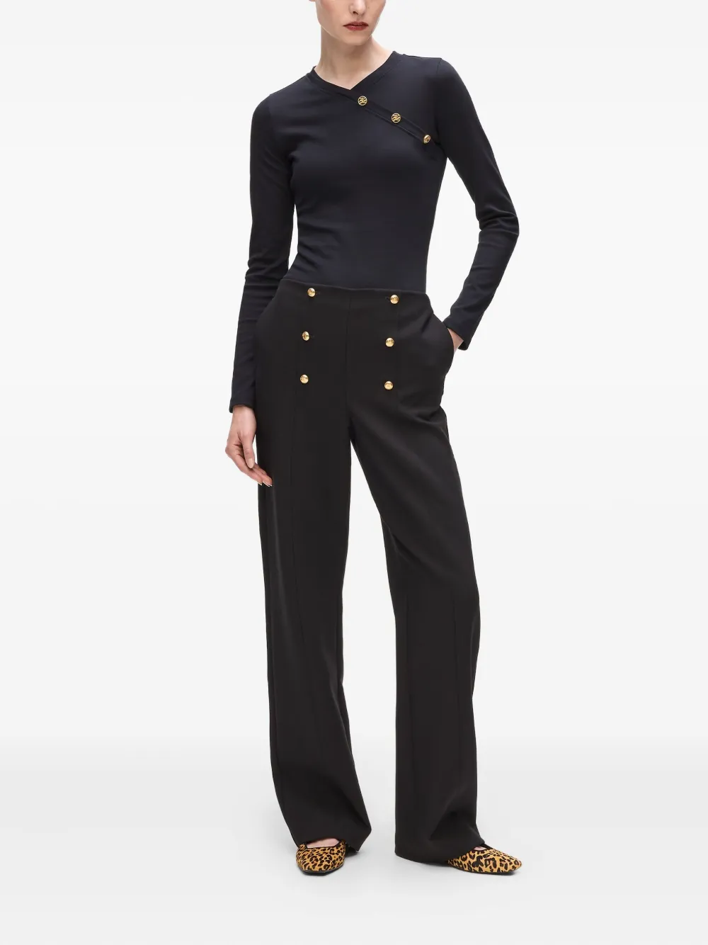 Karl Lagerfeld Pantalon - Zwart