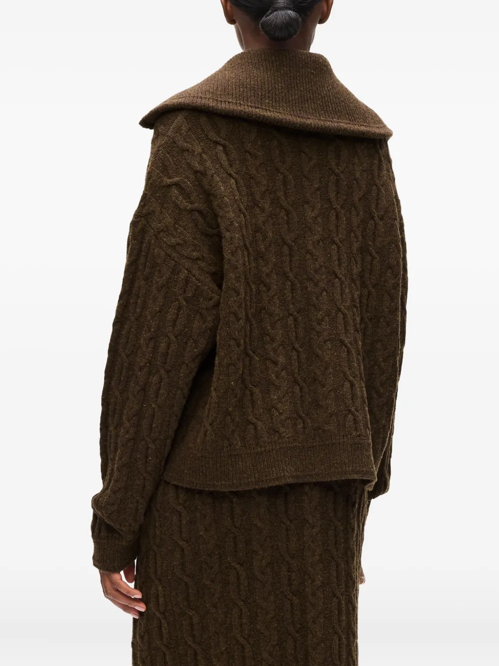 Karl Lagerfeld Kabelgebreid vest 201 Java