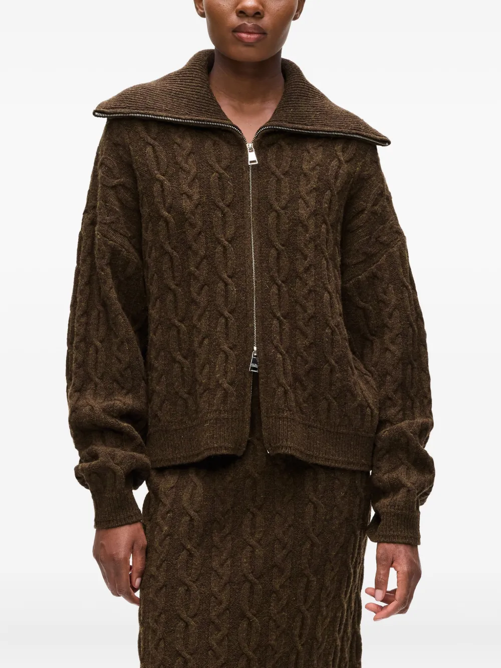 Karl Lagerfeld Kabelgebreid vest 201 Java