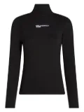 Karl Lagerfeld Jeans roll-neck long-sleeve t-shirt - Black