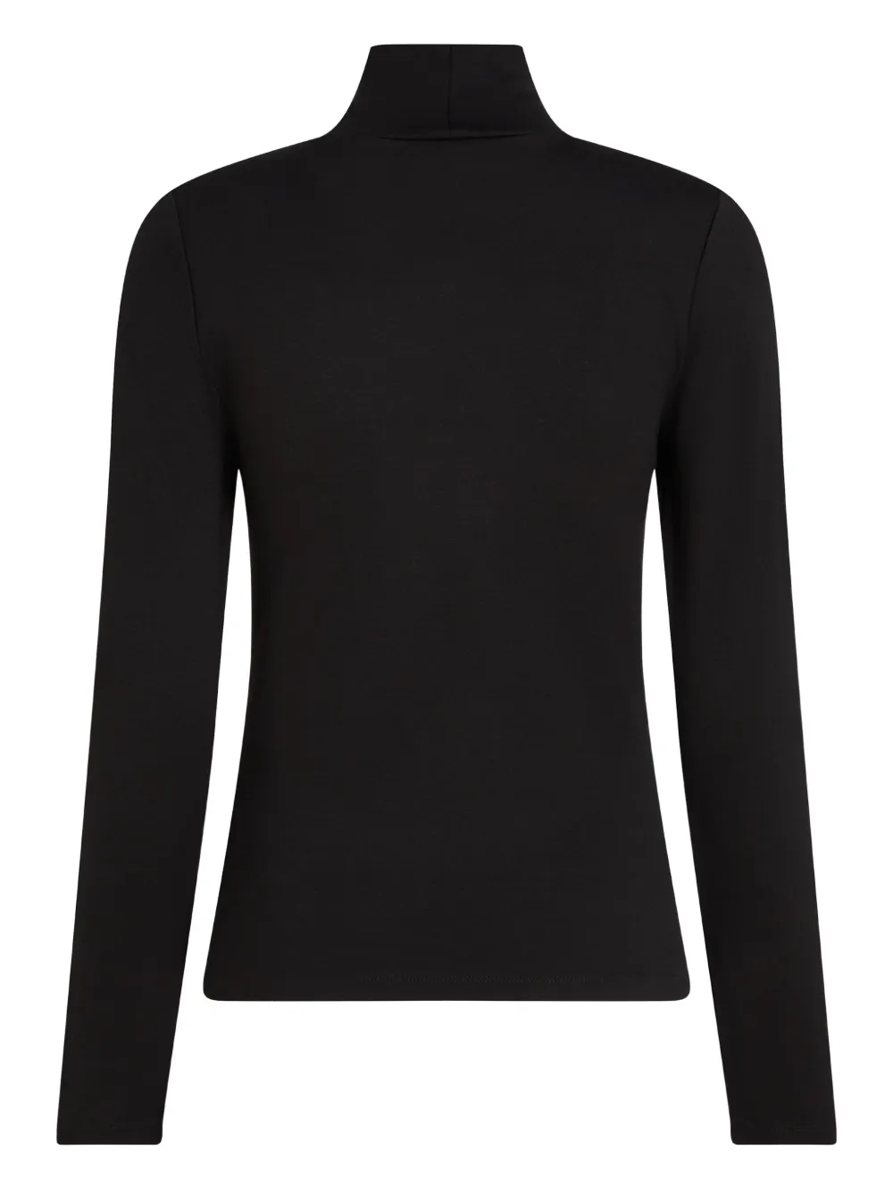 Karl Lagerfeld Jeans Roll-neck Long-sleeve T-shirt In Green