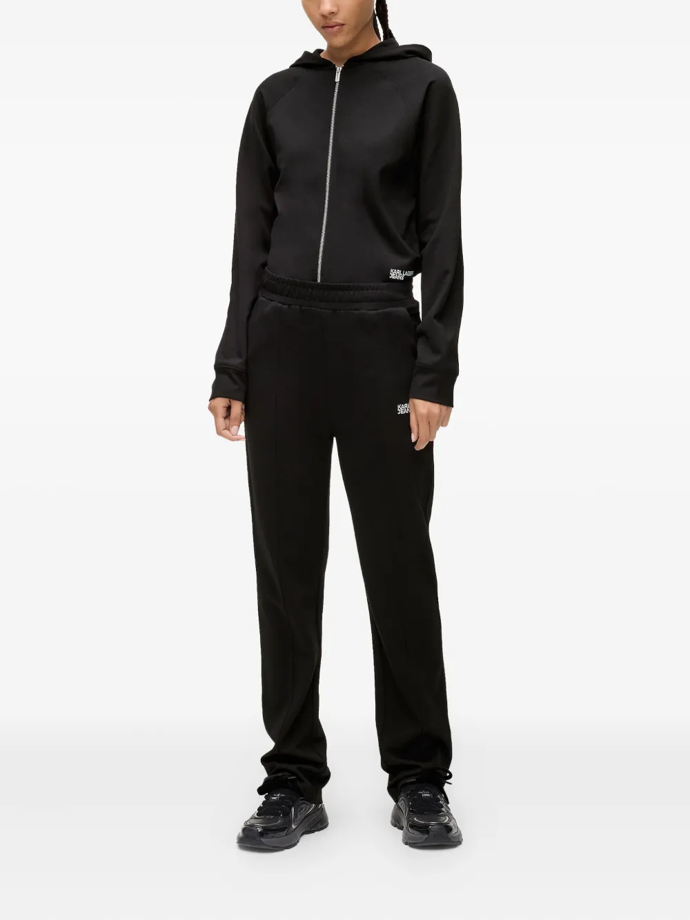 Karl Lagerfeld Jeans Gesmockte joggingbroek Zwart