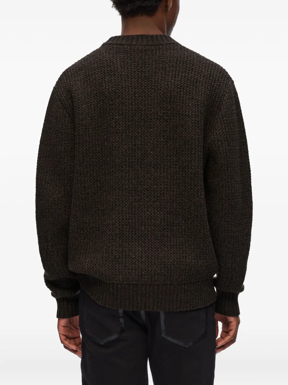 Karl Lagerfeld Trui met textuur Bruin