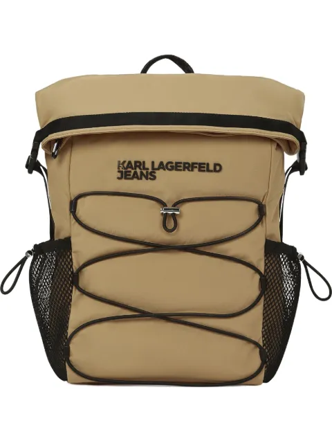 Karl Lagerfeld Jeans mochila utility con cordones
