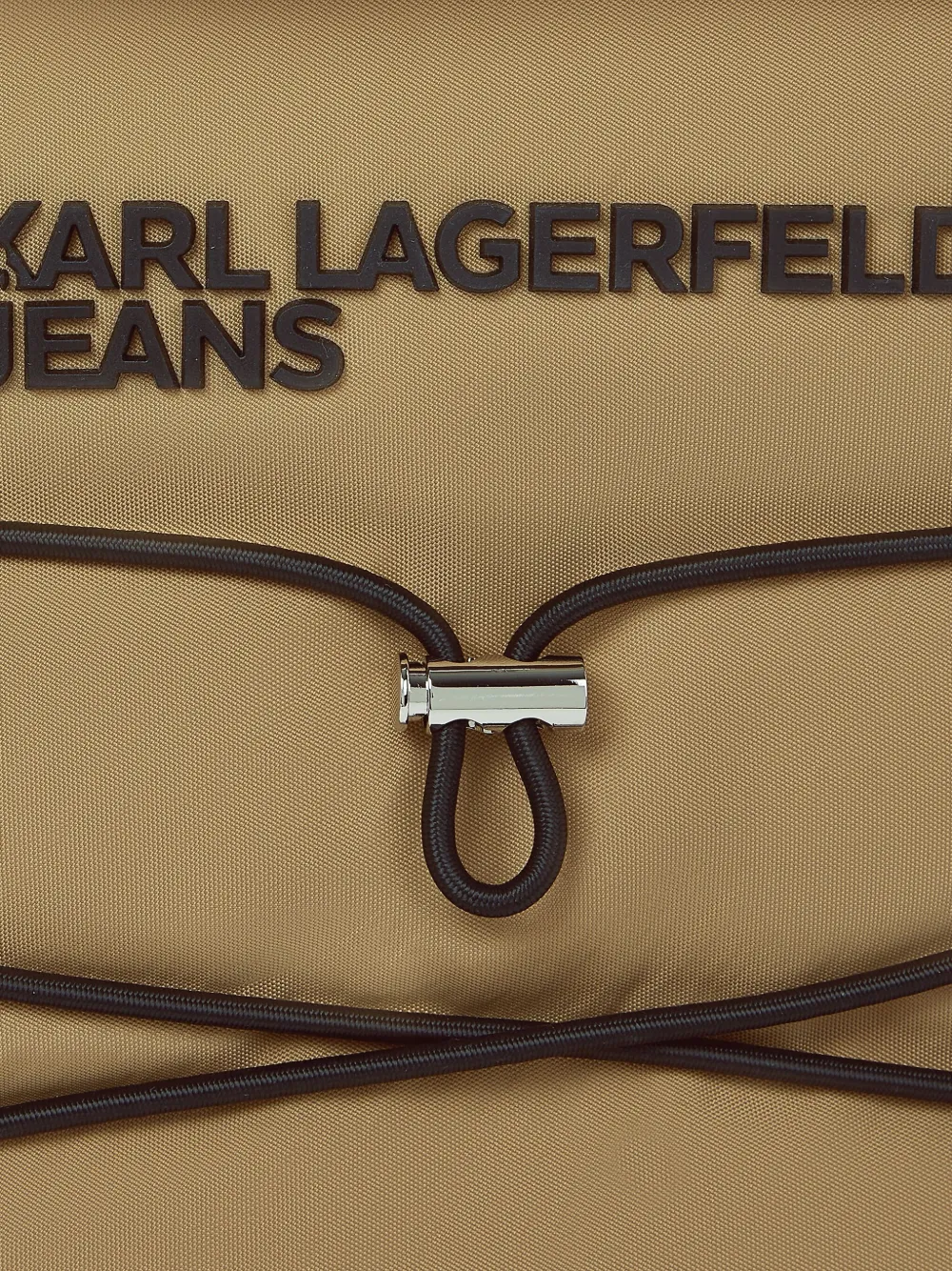 Karl Lagerfeld Jeans Cargo rugzak met trekkoord Beige
