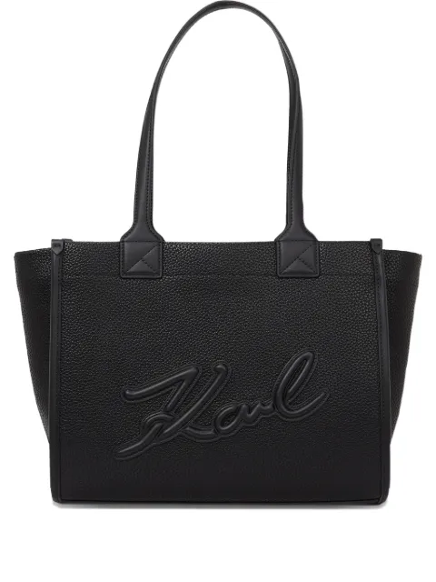 Karl Lagerfeld medium K/Skuare grainy tote bag