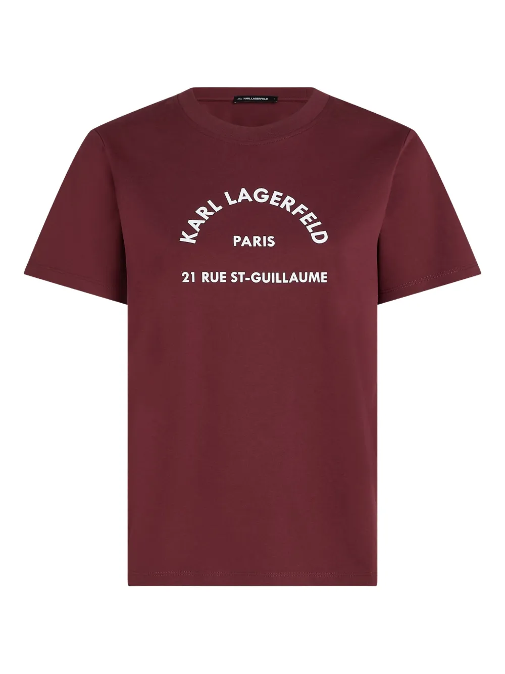 Karl Lagerfeld Logo-print T-shirt In Red