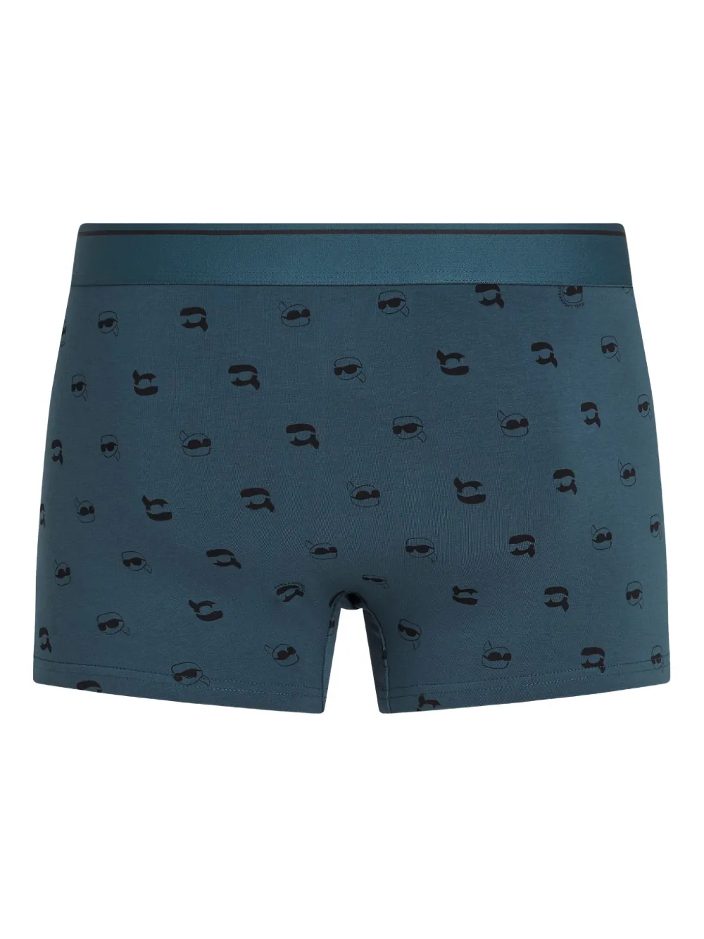 Karl Lagerfeld Drie Ikon boxershorts met print Grijs