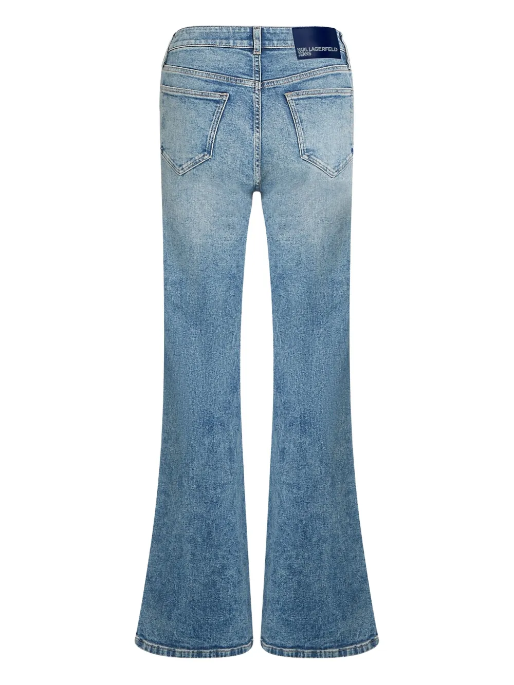 Karl Lagerfeld Jeans Button-fly Jeans In Blue