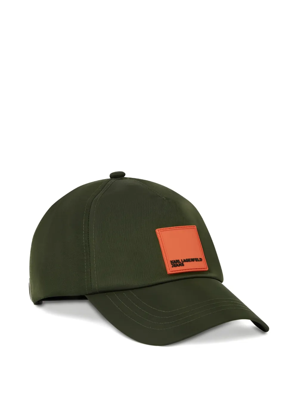 Karl Lagerfeld Jeans box-logo baseball cap | Green | Image 1