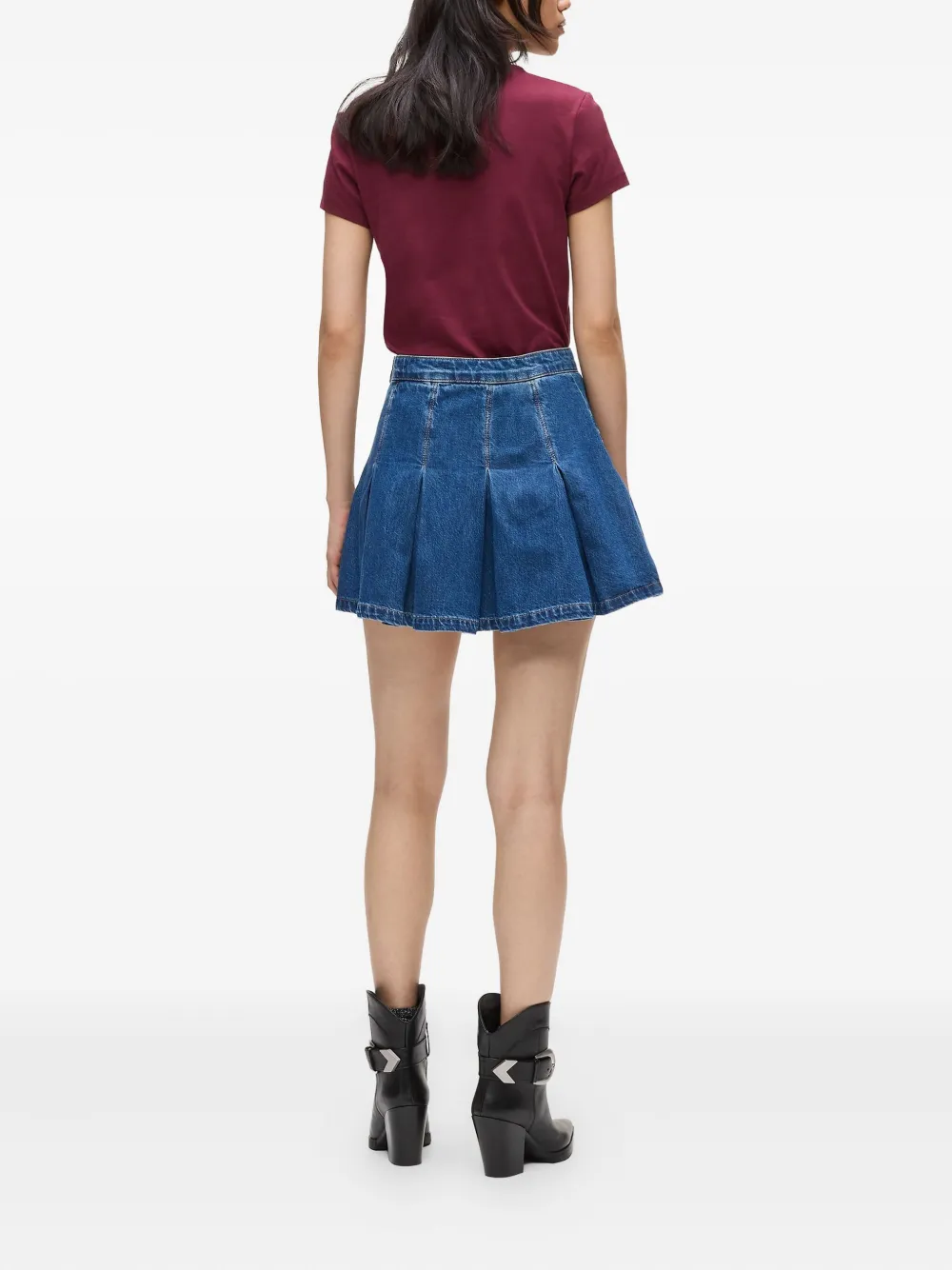 Karl Lagerfeld Jeans Spijker plooirok Blauw