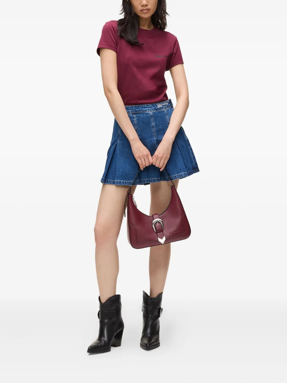 Karl Lagerfeld Jeans Spijker plooirok - Blauw