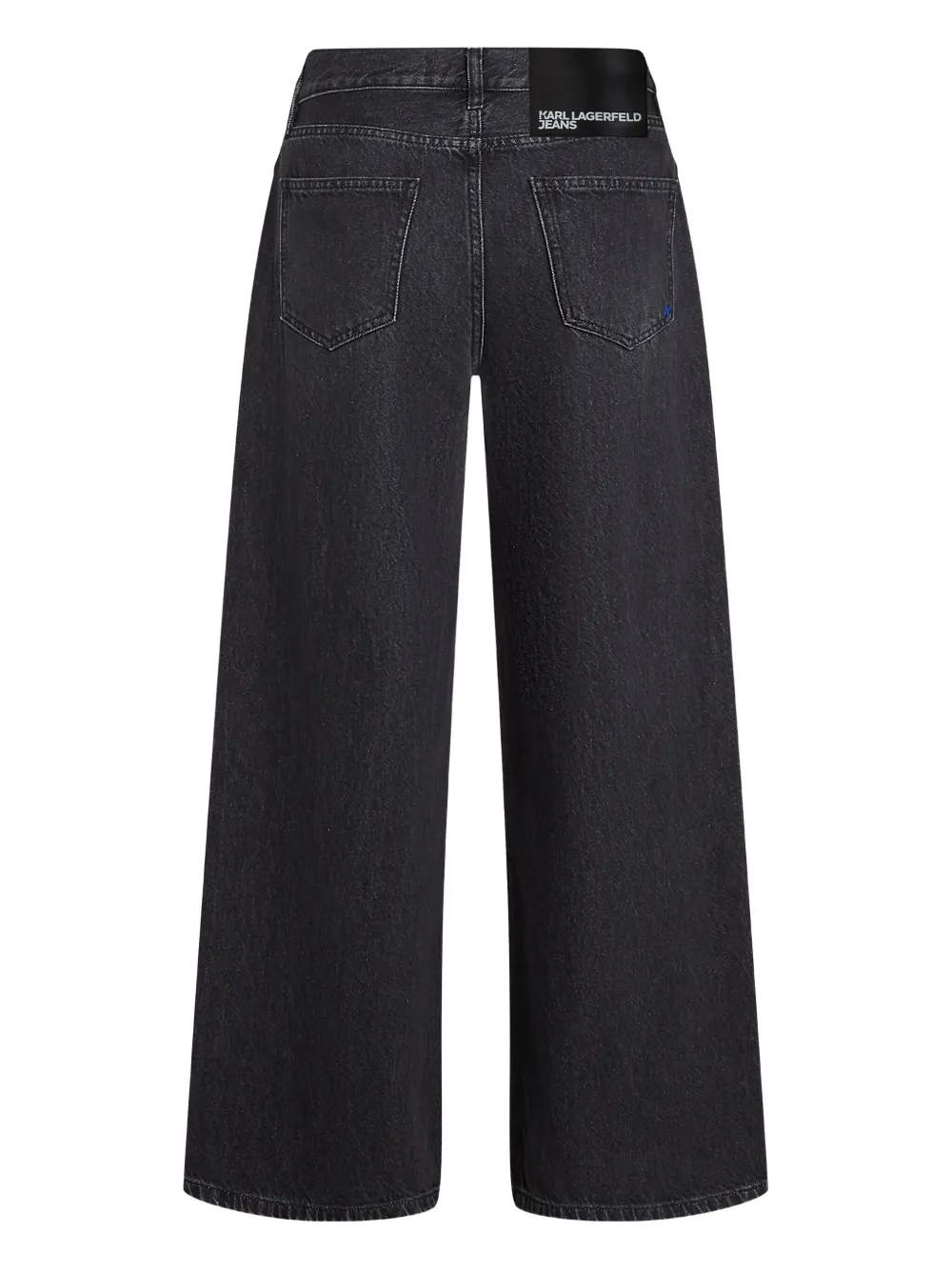 Karl Lagerfeld Jeans met wijde pijpen Zwart