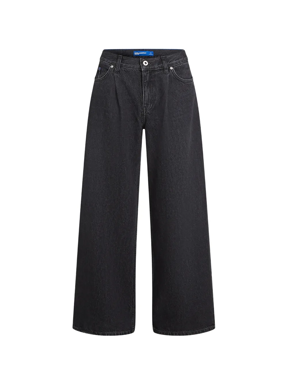 Karl Lagerfeld Jeans Jeans mit weitem Bein - Schwarz