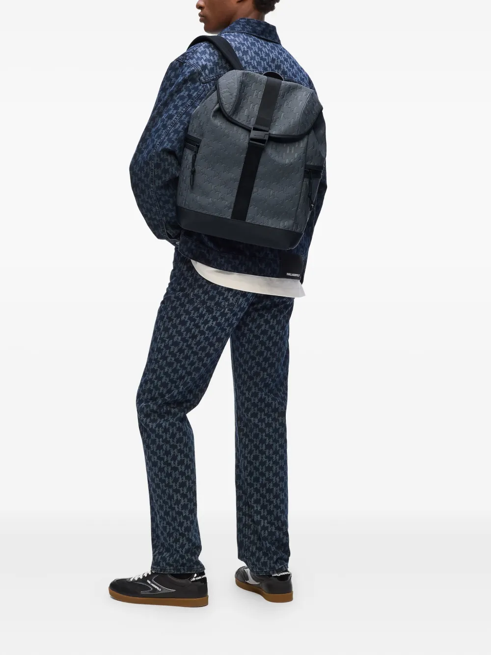 Karl Lagerfeld monogram weatherproof backpack | Image 2