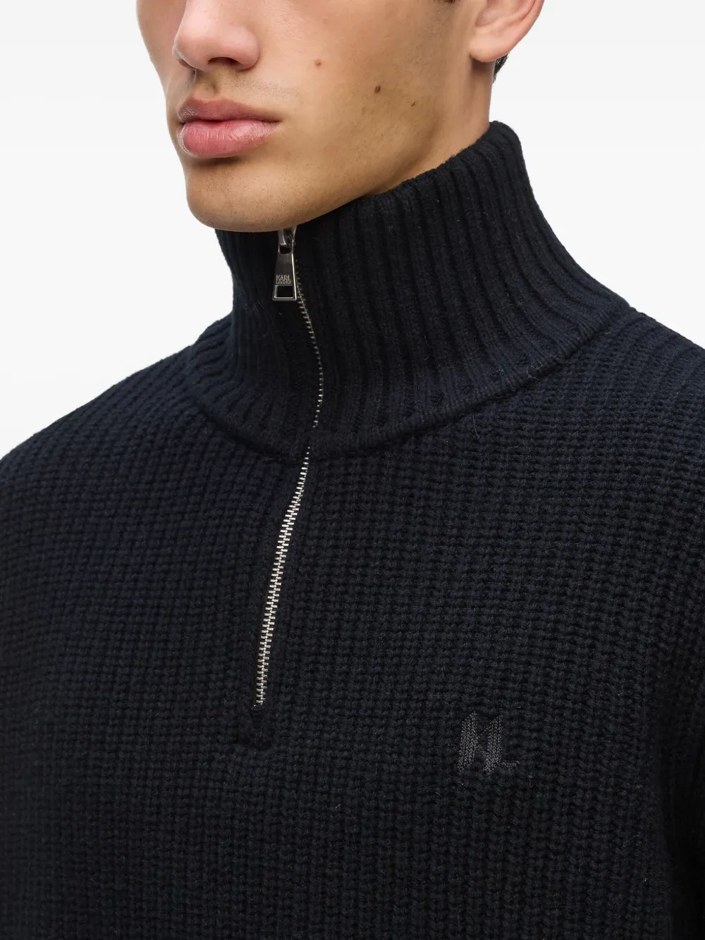 Karl Lagerfeld Trui met hoge hals Zwart