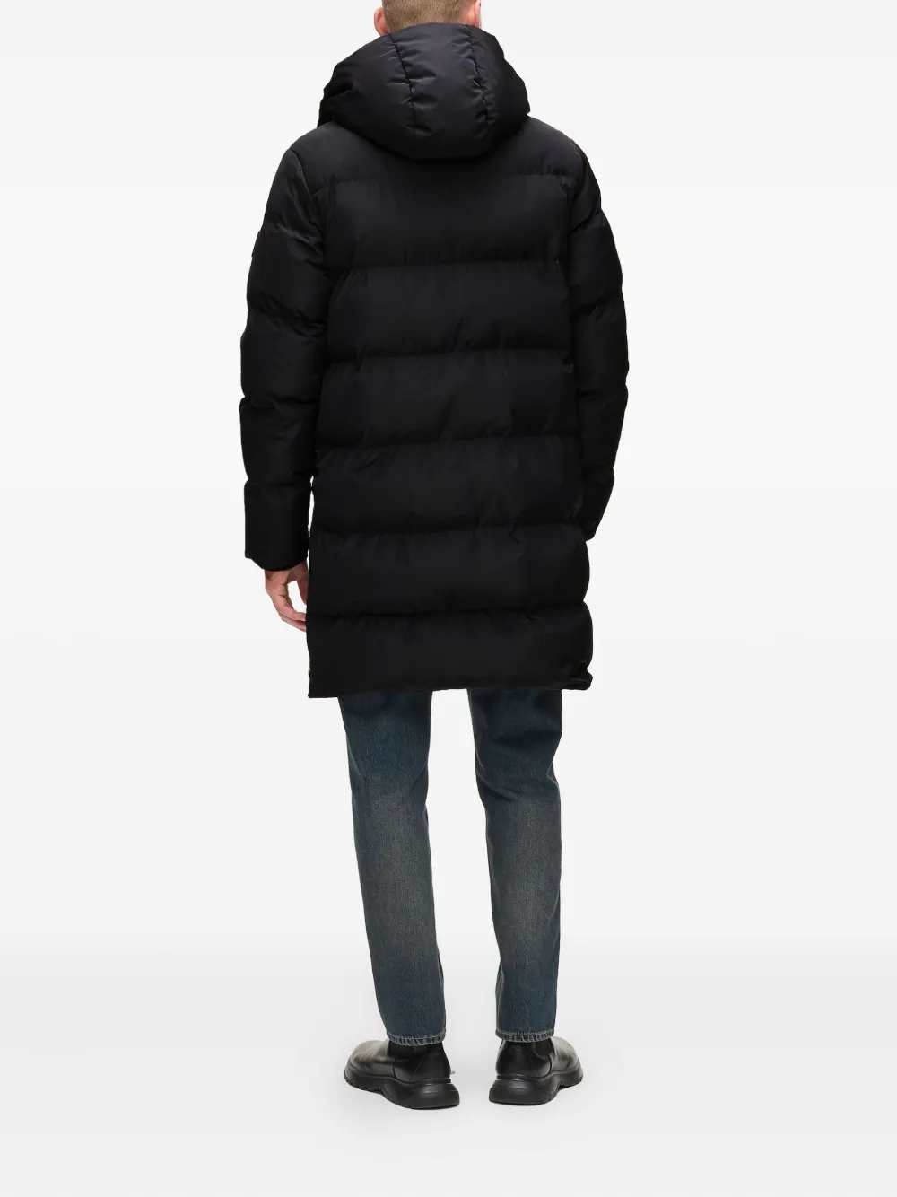 Karl Lagerfeld Jeans Donsjas met capuchon Zwart