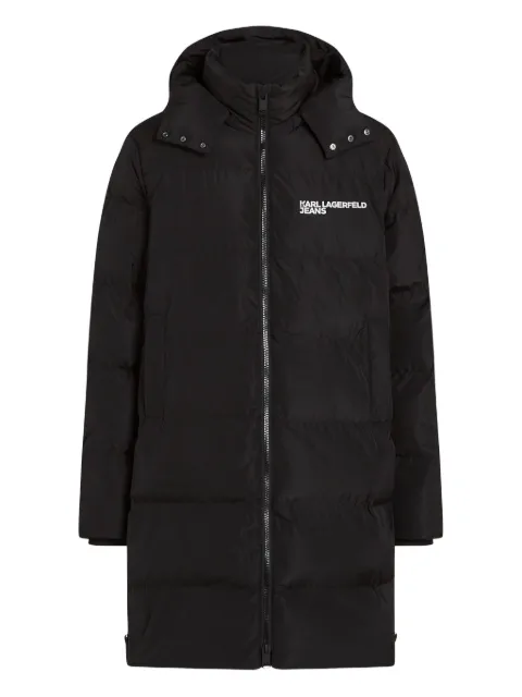 Karl Lagerfeld Jeans hooded puffer coat